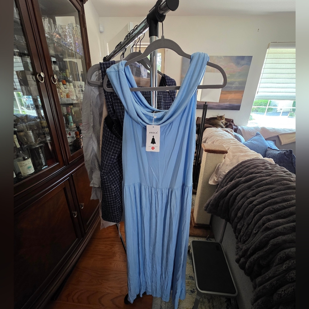 ZESICA Women's Off The Shoulder Maxi Dress